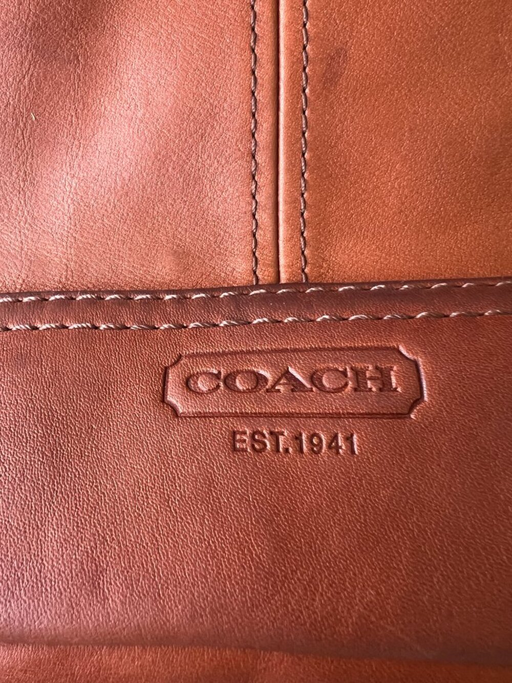 Coach Legacy 65th Anniversary Leather Gigi Tote Bag 11131 Whiskey - Picture 3 of 16